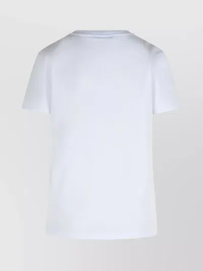 Max Mara M Monogram Cotton Jersey T-shirt Clothing In White