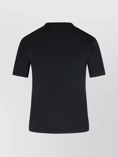 Max Mara 'adelio' Viscose Blend T-shirt In Black