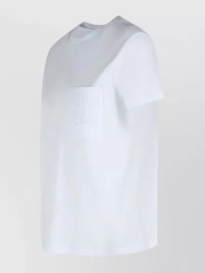 Max Mara M Monogram Cotton Jersey T-shirt Clothing In White
