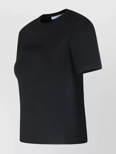 Max Mara 'adelio' Viscose Blend T-shirt In Black