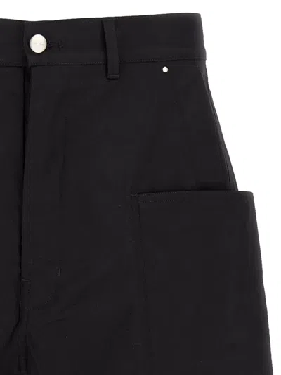 Rick Owens Stefan Cargo Bermuda Shorts In Black