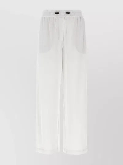 Brunello Cucinelli Cotton Joggers With Drawstring And Pockets