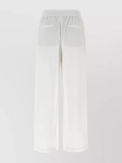 Brunello Cucinelli Cotton Joggers With Drawstring And Pockets