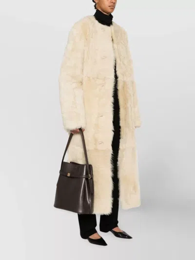 Totême Bucket Bag Leather Strap Belted