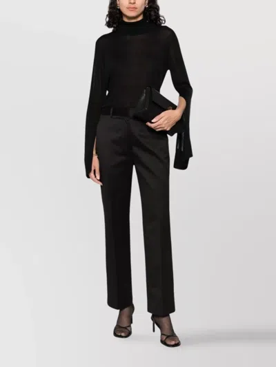 Totême Neckline Sweater With Slit Sleeves