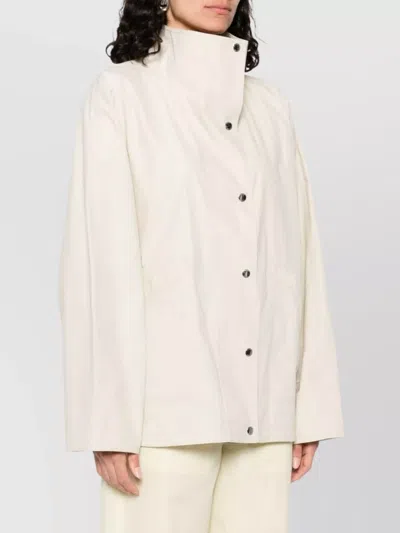 Totême Toteme Summer Parachute Jacket In White