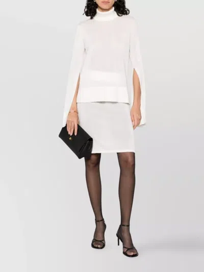 Totême High Neck Knit Jumper In White