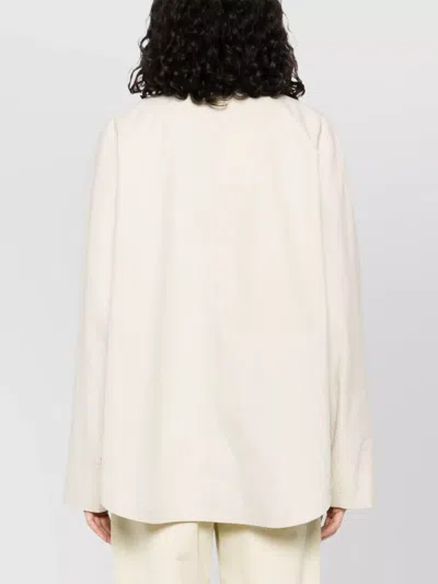 Totême Toteme Summer Parachute Jacket In White