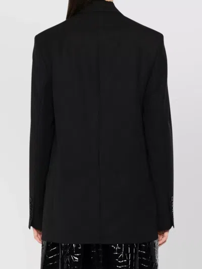 Totême Single-breasted Wool Jacket With Notched Lapels