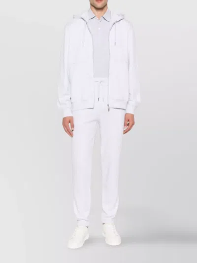 Brunello Cucinelli Hoodie Cotton Drawstring In White