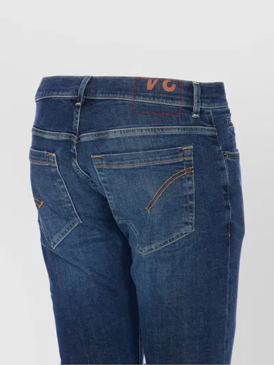 Dondup Skinny Fit Trousers Rolled Cuffs