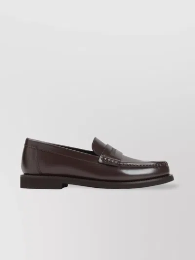 Brunello Cucinelli Leather Penny Slot Loafers