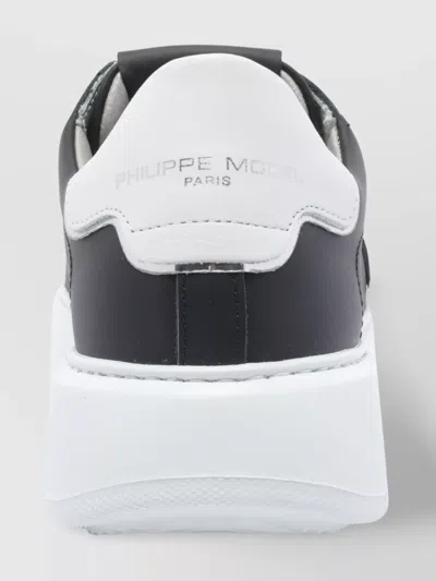 Philippe Model Low Top Leather Sneakers
