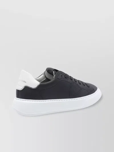 Philippe Model Low Top Leather Sneakers