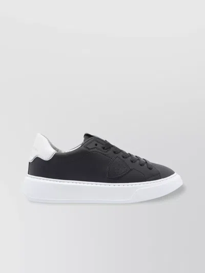 Philippe Model Low Top Leather Sneakers