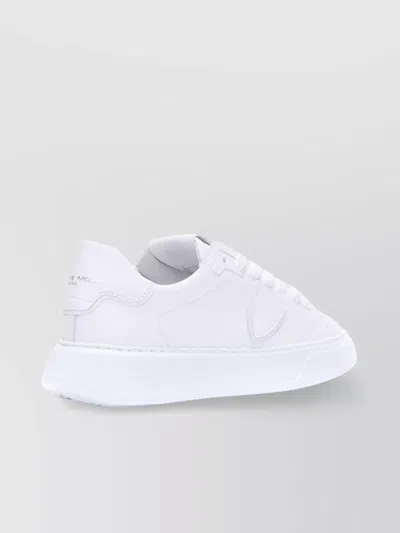 Philippe Model Low Top Rubber Sole Sneakers