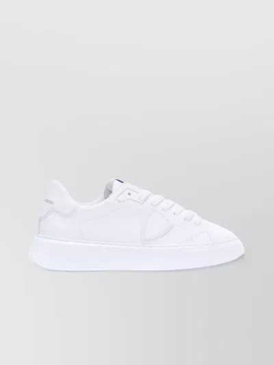 Philippe Model Low Top Rubber Sole Sneakers