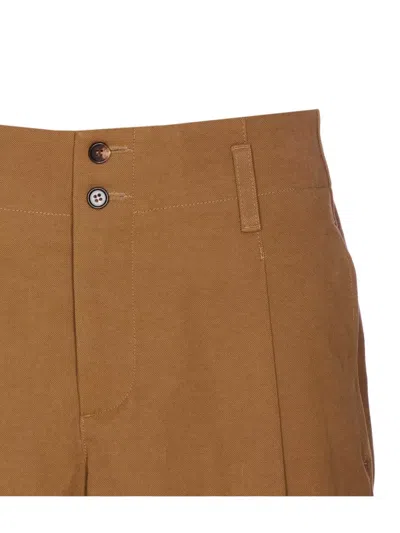 Chloé High Waist Bermuda Shorts With Wide Leg