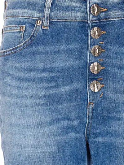 Dondup High-rise Vintage-style Denim Jeans In Blue