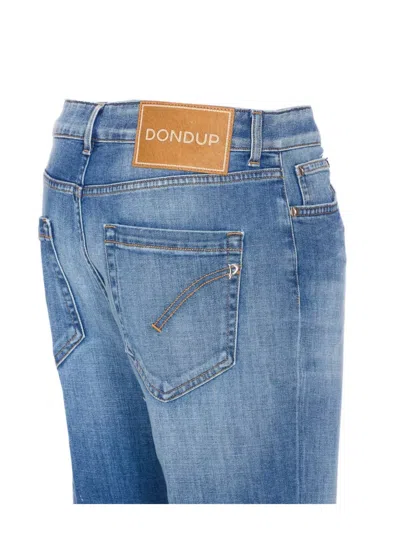 Dondup High-rise Vintage-style Denim Jeans In Blue