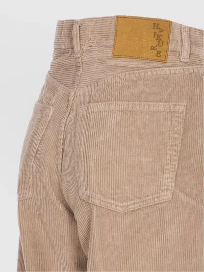 Haikure Corduroy Fabric Wide Fit Trousers In Multi