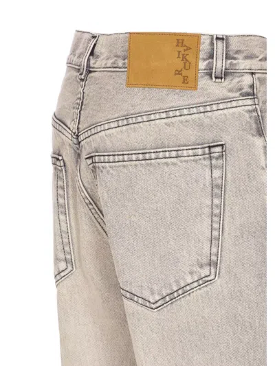 Haikure 5-pocket Trousers With Belt Loops And Contrast Stitching In Gray