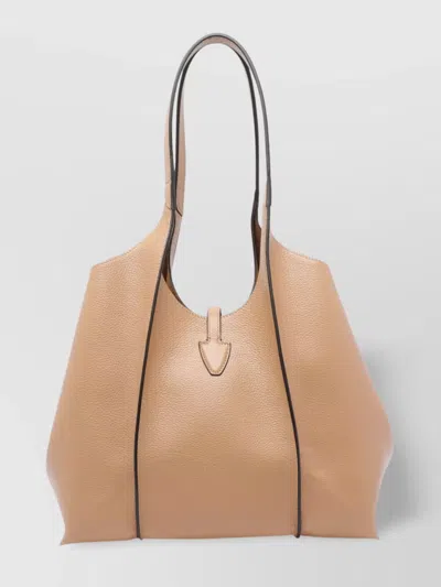 Tod's Trimmed Texture Tote Handles