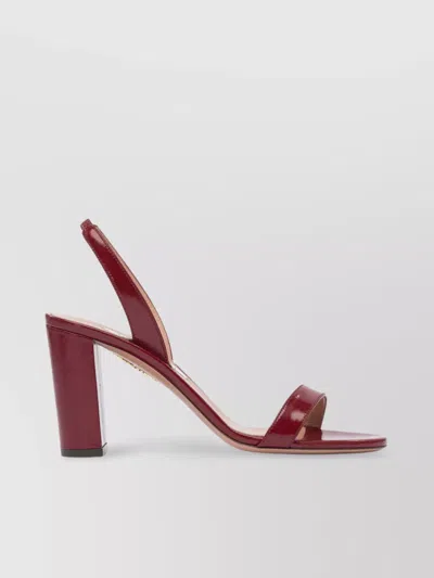 Aquazzura Round Toe High Heel Sandals