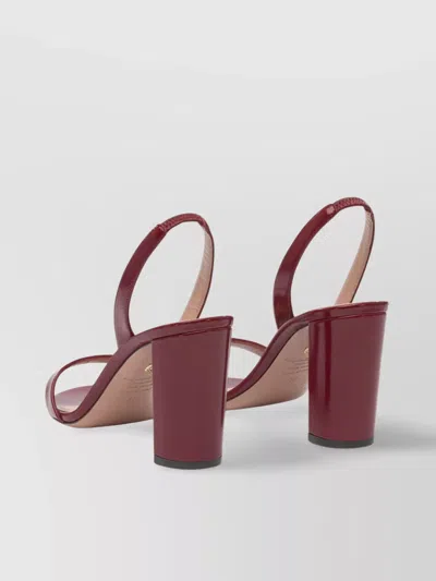 Aquazzura Round Toe High Heel Sandals