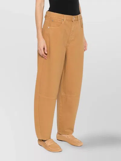 Frame Wide Leg Jeans With Belt Loops