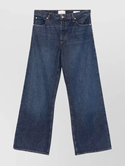 Frame Loose Fit Wide-leg Jeans