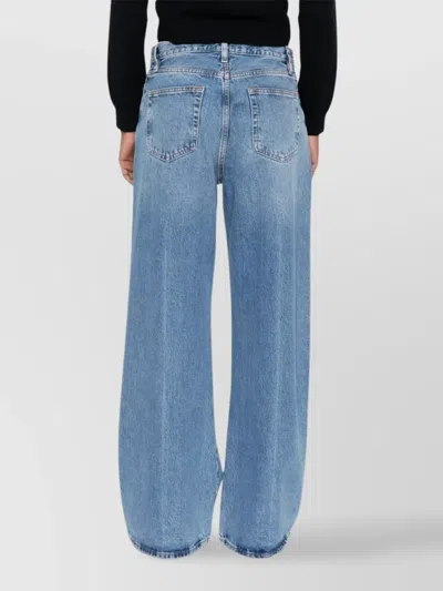 Frame Loose Wide Leg Jeans In Regenerated Cotton