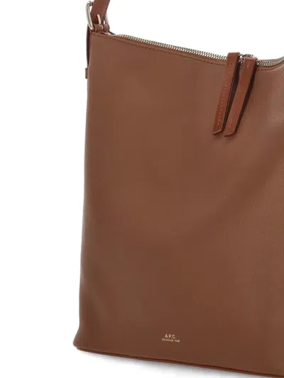 Apc Vera Leather Shoulder Bag