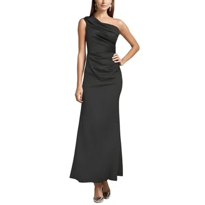Eliza J Womens One Shoulder Maxi Evening Dress