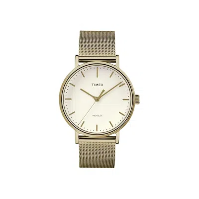 Timex Fairfield Gold-tone Mesh Ladies Watch