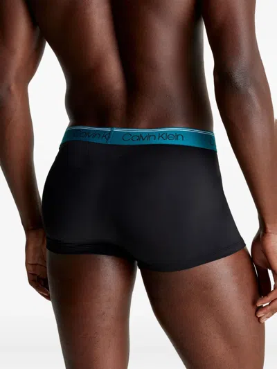 Calvin Klein Logo Boxers (set Of Three) In Black