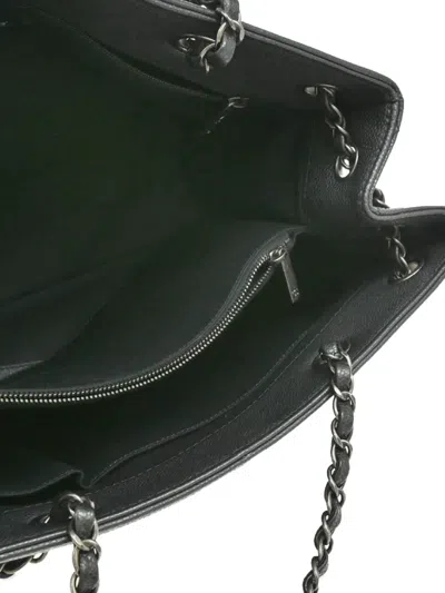 Pre-owned Chanel 2016 Caviar-leather Tote Bag In Gray