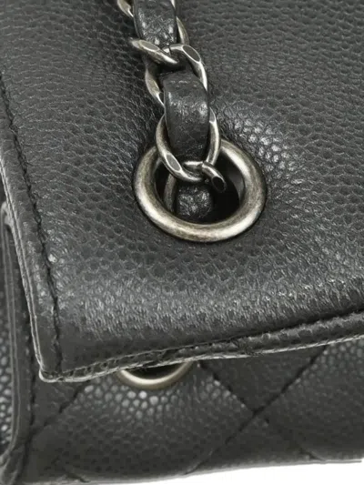 Pre-owned Chanel 2016 Caviar-leather Tote Bag In Gray