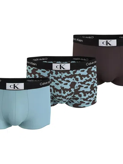 Calvin Klein Logo Boxers (set Of Three) In Multi