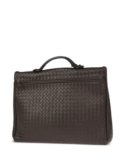 Pre-owned Bottega Veneta 2007 Intrecciato Leather Briefcase Handbag