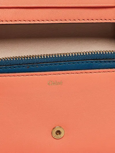 Pre-owned Chloé Logo-plaque Wallet