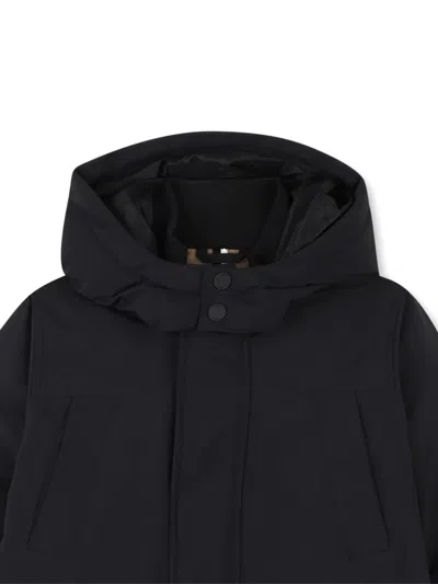 Bosswear Hooded Padded Parka In Black