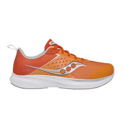 Pre-owned Saucony Ride Kdz Big Kid 'orange Sunset' | Kid's Size 13.5