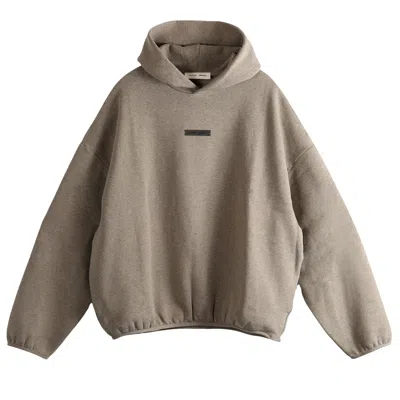 Pre-owned Essentials Fear Of God  Modern Fit Fleece Hoodie 'homestead Heather' | Tan | Men's Size L