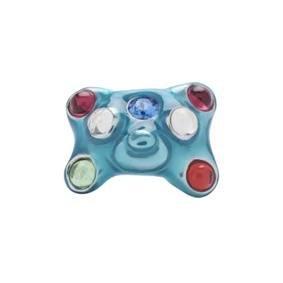 Pre-owned Collina Strada Teddy Ring | Blue | Women's Size 10