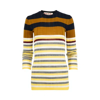 Pre-owned Marni Roundneck Sweater 'lemmon' | Yellow | Women's Size 40