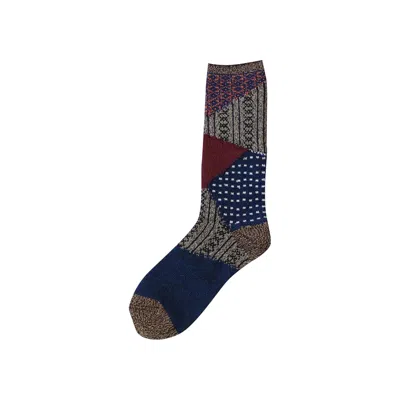 Pre-owned Kapital Donza Socks 'burgundy' | Red | Men's Size Onesize