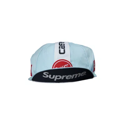 Pre-owned Supreme X Castelli Cycling Cap 'light Blue' | Men's Size Onesize