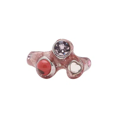Pre-owned Collina Strada Florence Ring | Pink | Women's Size 6
