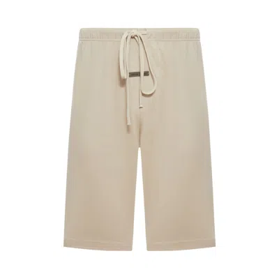 Pre-owned Essentials Fear Of God  Basketball Jersey Short 'timber' | Tan | Men's Size M In Brown